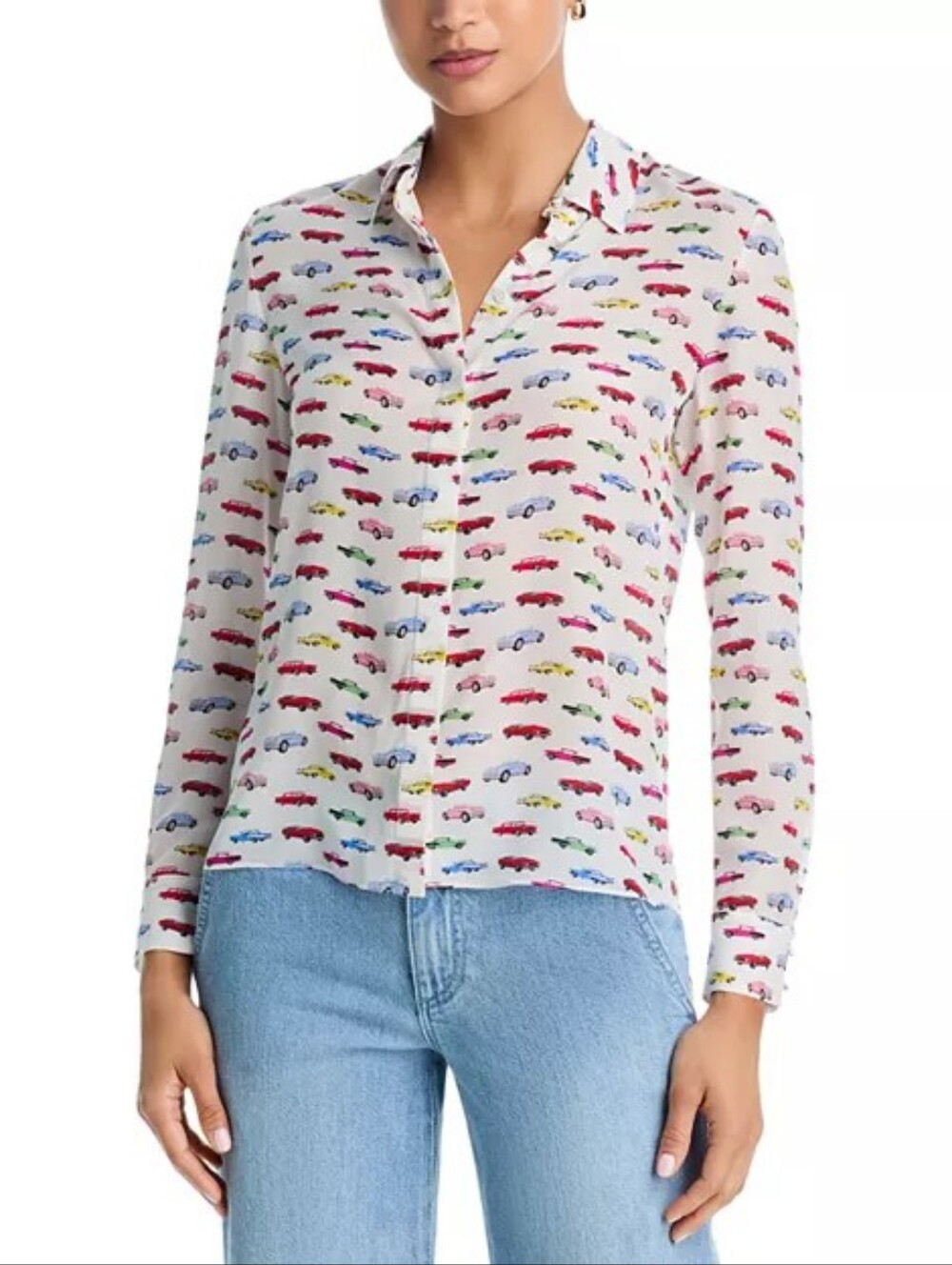 Alice and Olivia Willa Silk Shirt